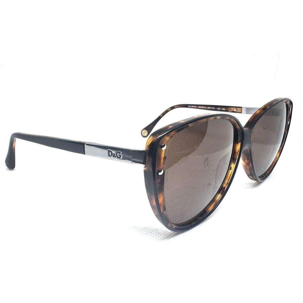 DOLCE GABANNA D&G DG 3079 1979/73 TORTOISE CAT-EYE SUNGLASSES EYEGLASSES ITALY!
